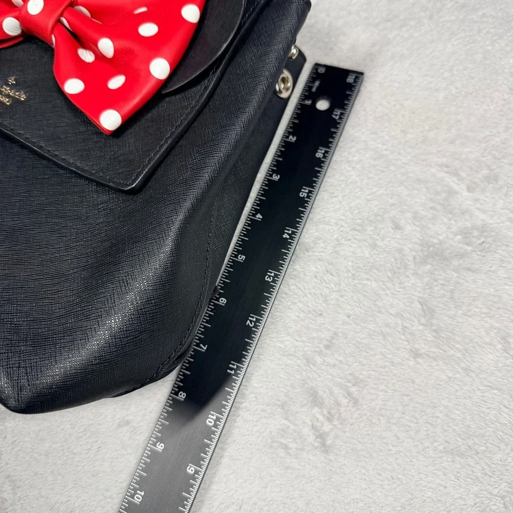 Kate Spade Minnie Mouse Backpack Womens Small Black Disney Neema Bow WKRU4704